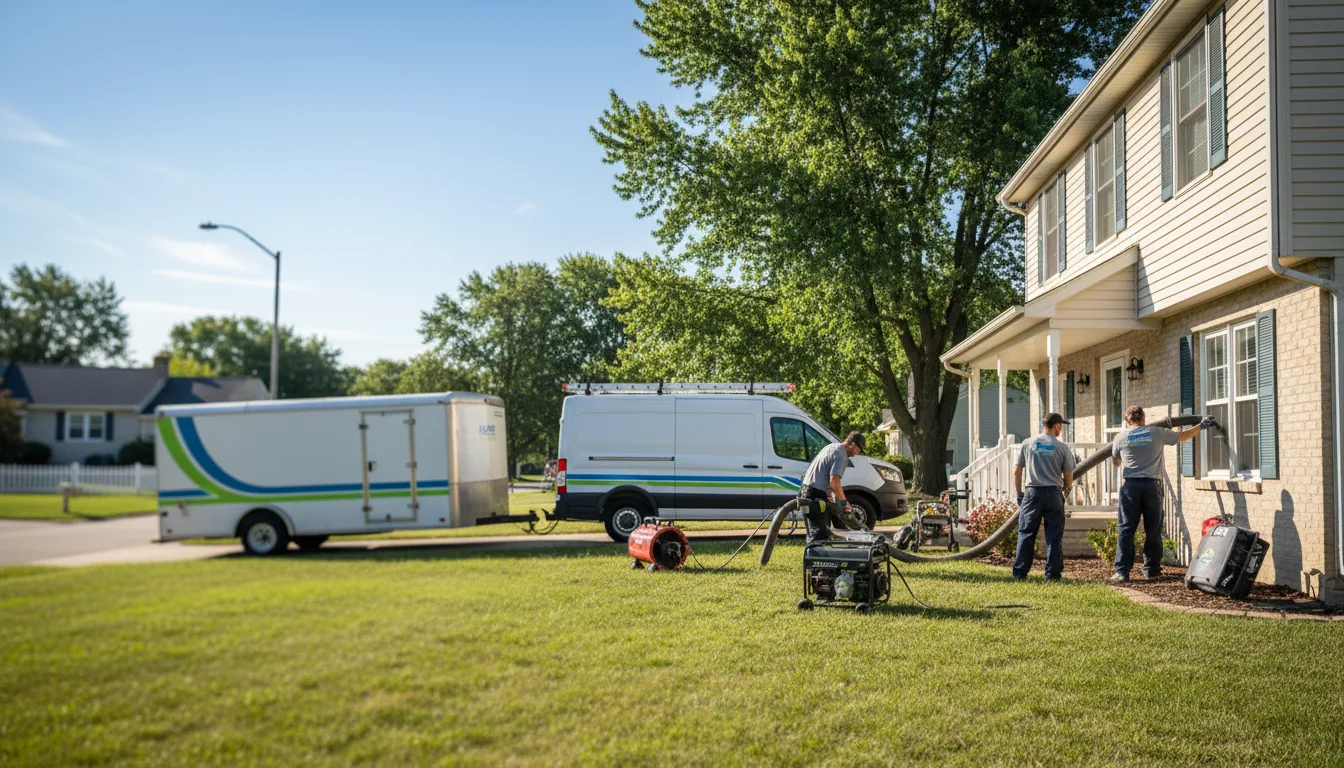 Flooded Basement Restoration And Cleanup With Repair in Barneston, NE near me